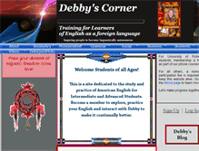 Tablet Screenshot of debbyscorner.com